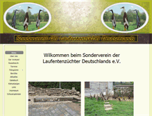 Tablet Screenshot of laufenten-sv.de
